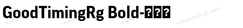 GoodTimingRg Bold字体转换